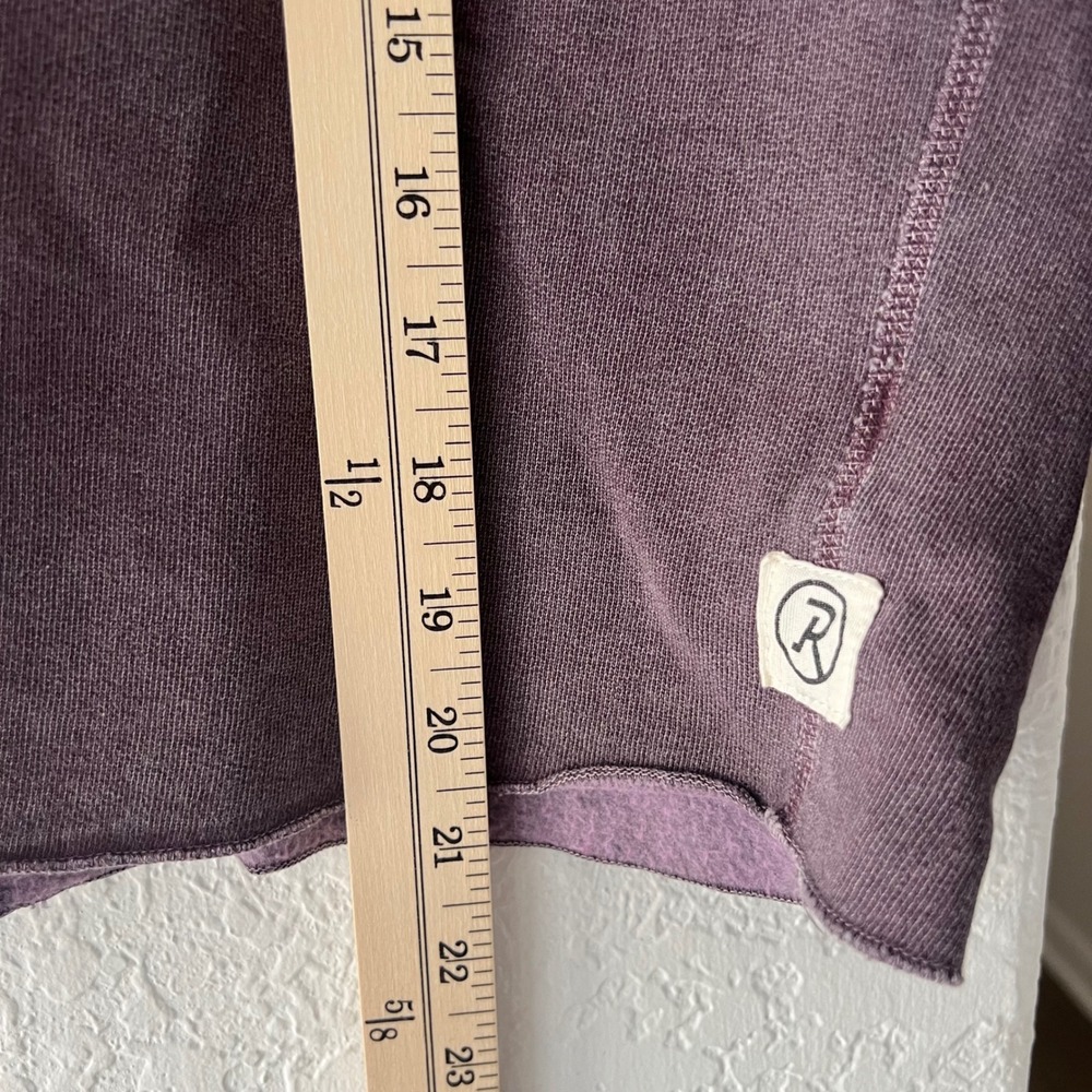 Revtown Womens XS Purple Crewneck Sweatshirt Cotton Fleece Made in Canada - Picture 3 of 6
